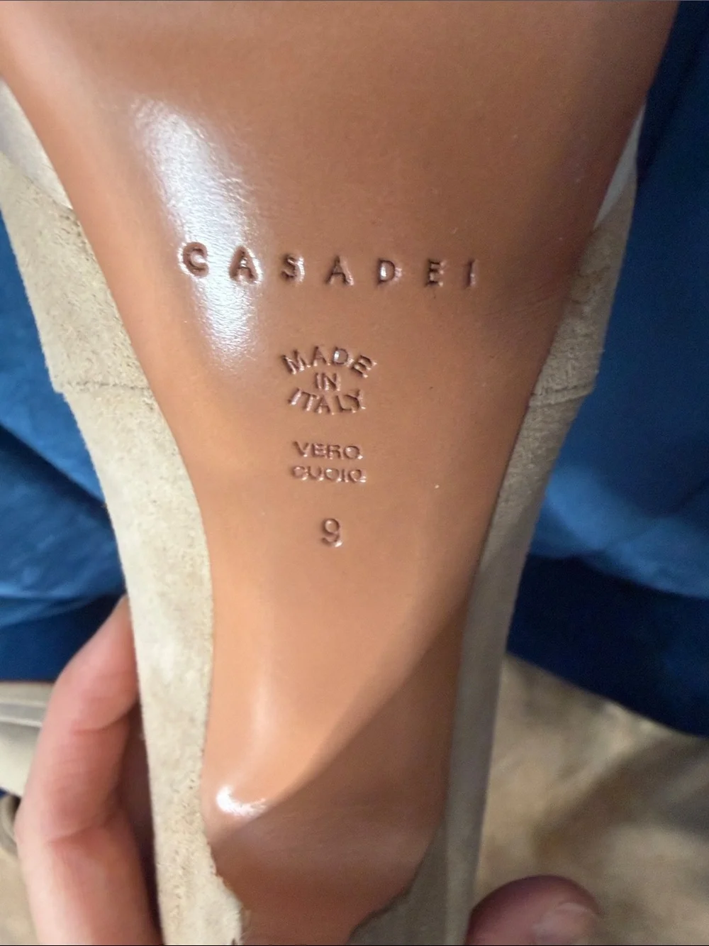 Casadei Women’s Over-The-Knee Platform Stiletto Boots - Tan Suede